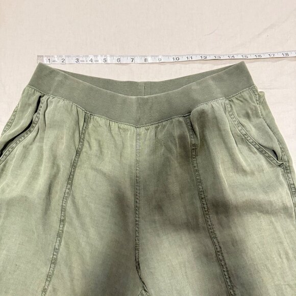 Faherty Arlie Linen Blend Pant in Thyme Size L - Picture 8 of 8